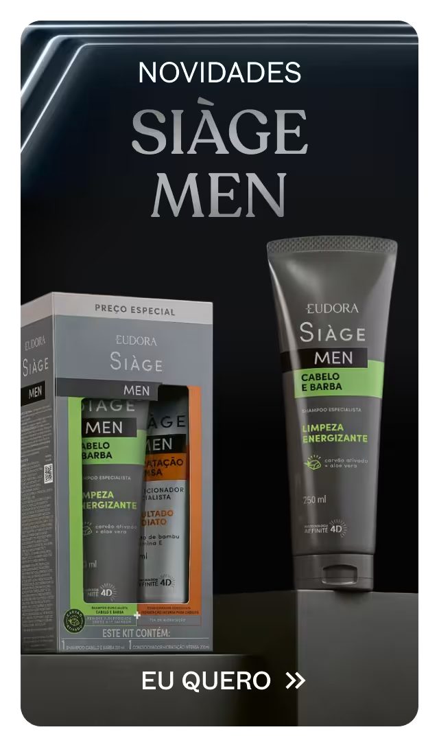 Banner Lançamento da linha masculina